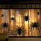 7 Pieces Extra Large Spiders,Halloween Decorations Window Clings Decor
